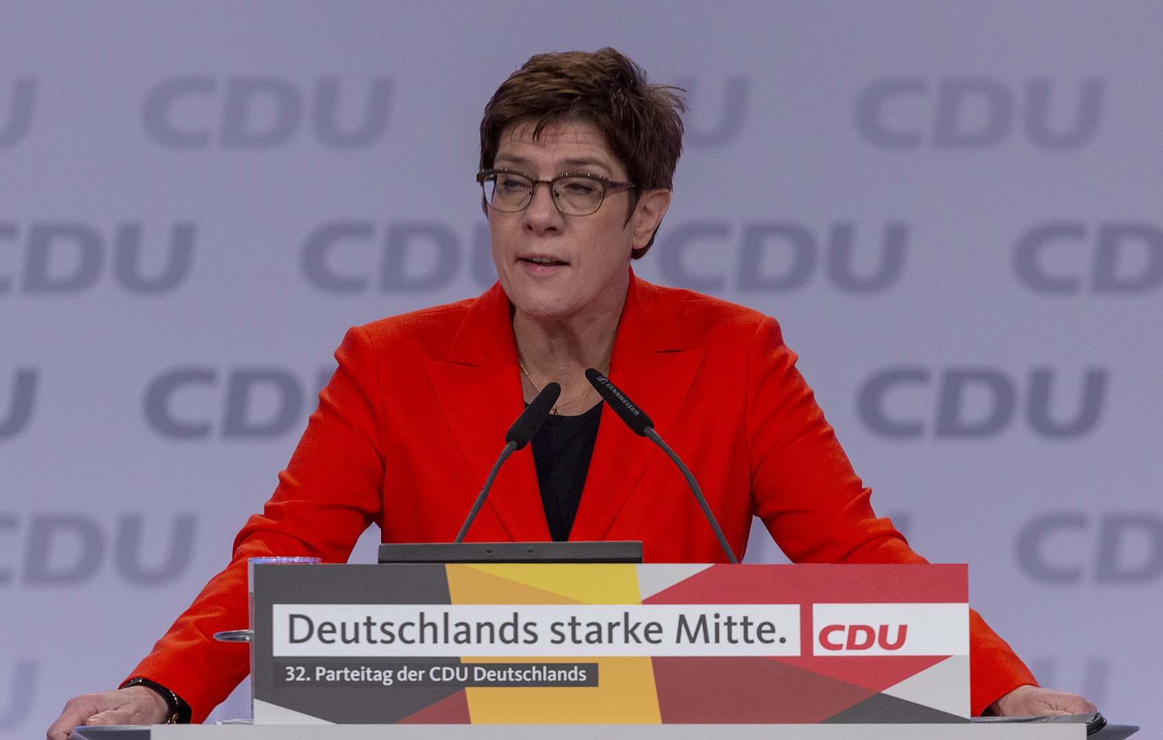 Die vier größten Parteien im Deutschen Bundestag